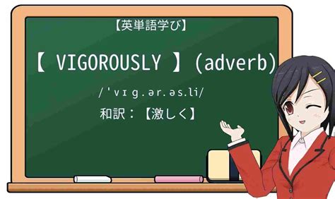 vigorously 意味